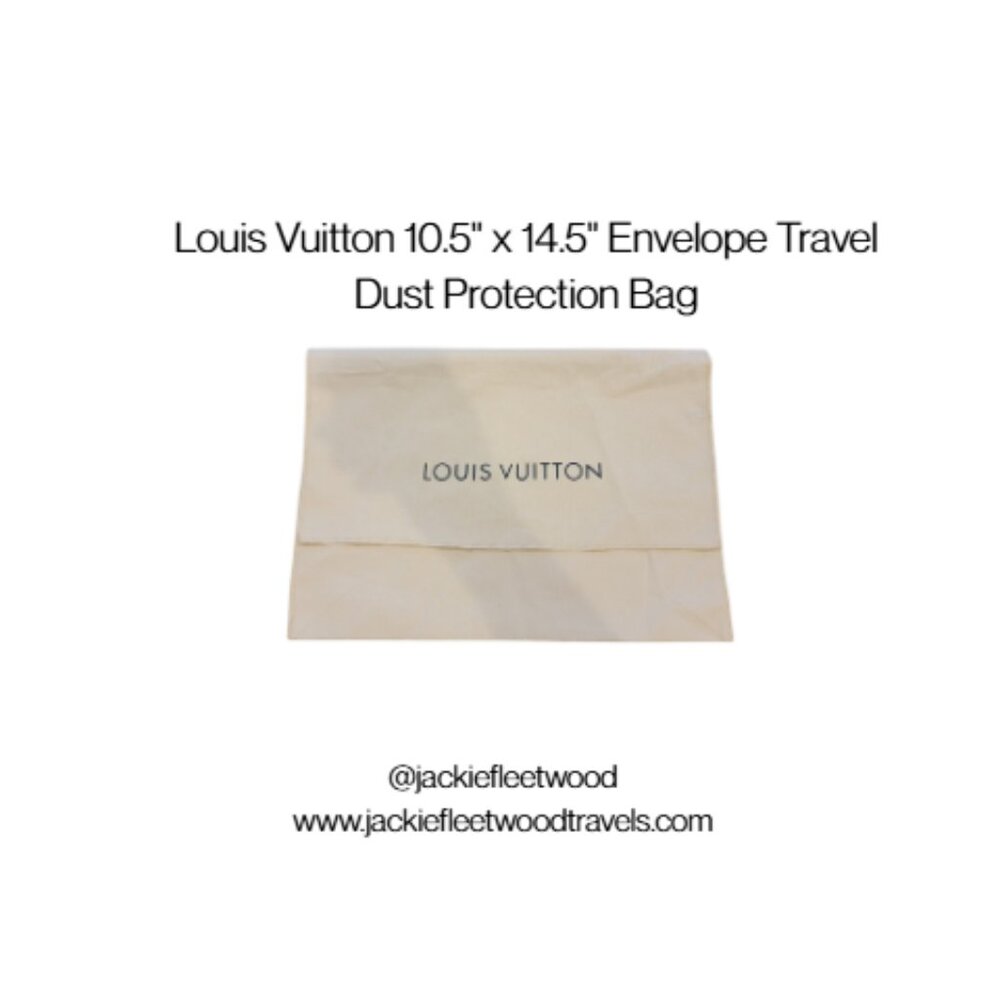 Louis Vuitton 10.5" x 14.5" Envelope Travel Dust Protection Bag
